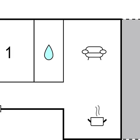 One-bedroom In Διαμέρισμα Μακάρσκα